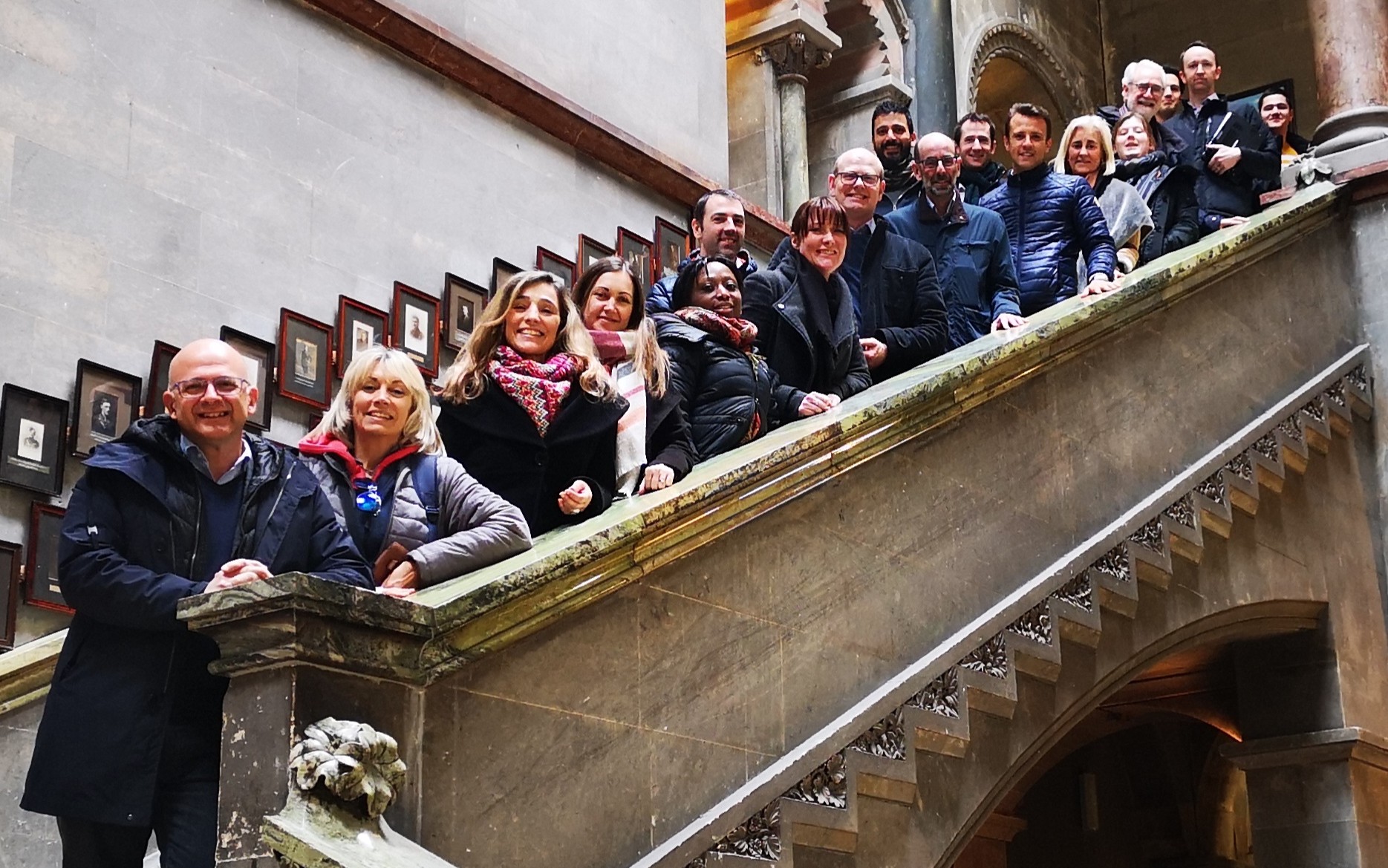 Our project team in TCD's beautiful Museum Building